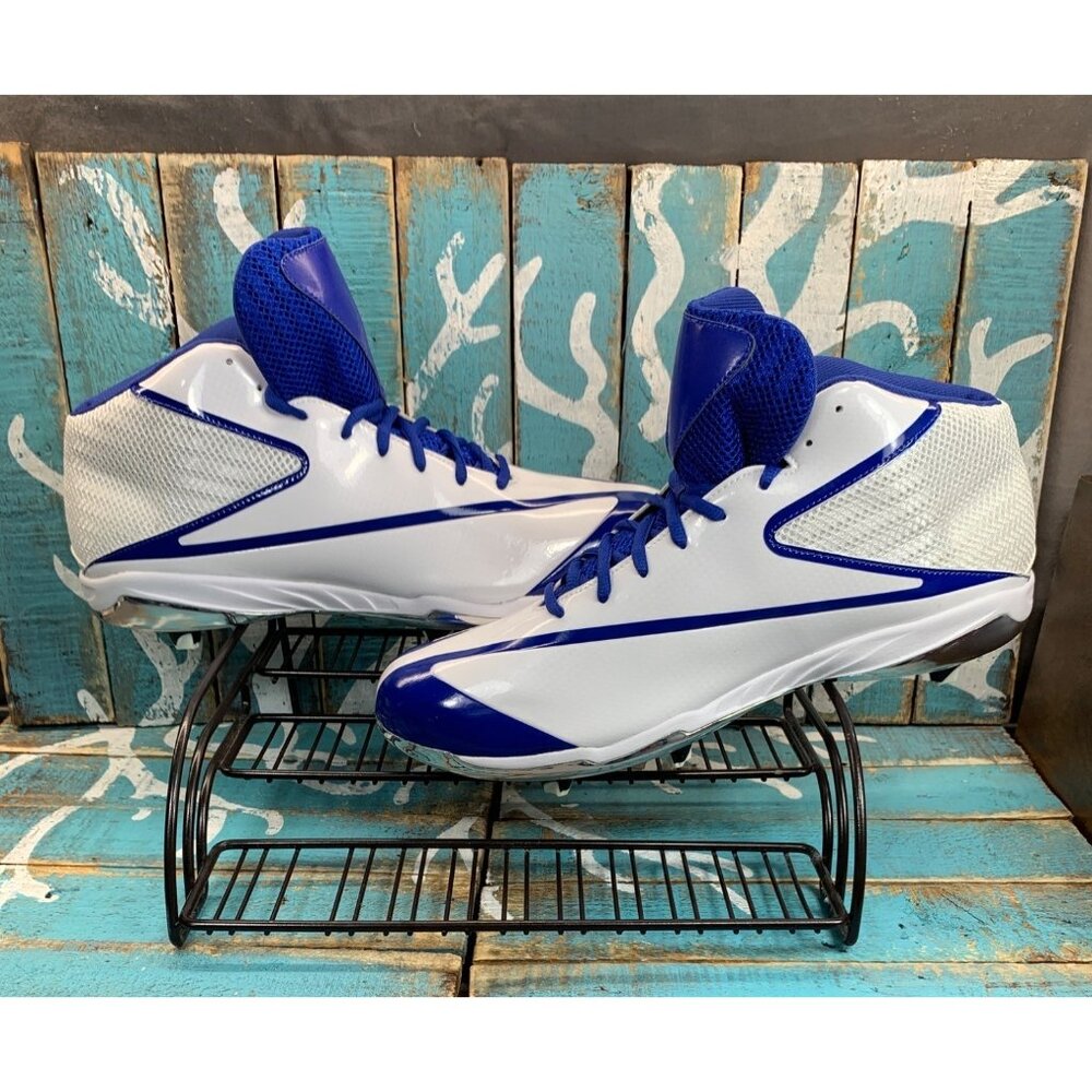 NEW DeMarcus Ware Zig Blaze Mid D4 Reebok Promo Sample Men Removable Cleats 12.5
